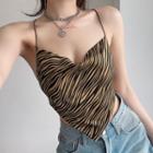 Tiger Cropped Camisole Top