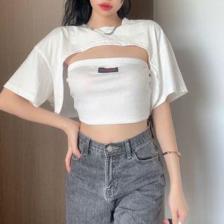 Set: Plain Shrug + Tube Top