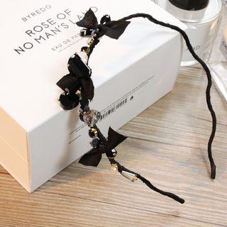 Bow Rhinestone Headband