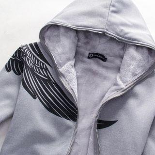 Set: Wings Print Hoodie + Sweatpants