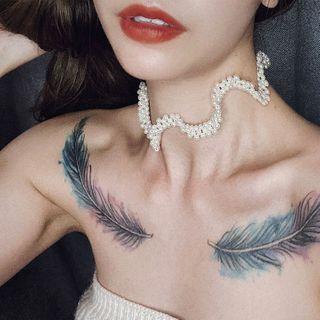 Irregular Faux Pearl Choker As Shown In Figure - One Size