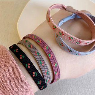 Cherry Print Hair Tie