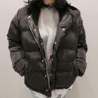 Layered Front Puffer Jacket
