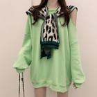 Cut Out Pullover / Scarf