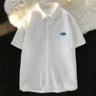 Elbow-sleeve Logo Top