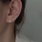 Cat Sterling Silver Earring 1 Pc - Silver - One Size