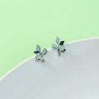 Leaf Earring 1 Pair - Green - One Size