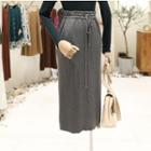 Straight-fit Knitted Skirt