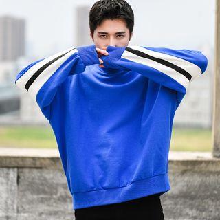 Long-sleeve Stripe-detail Pullover