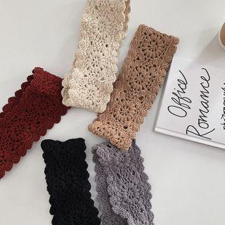 Crocheted Knit Headband