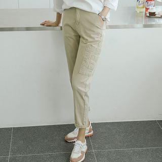 Patch-pocket Tapered Pants