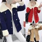 Fleece Collared Coat