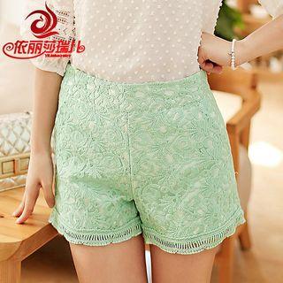Chiffon Lace Shorts