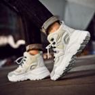 Fleece-lined High-top Platform Sneakers