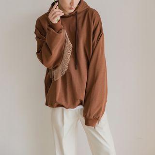Fringed Hoodie