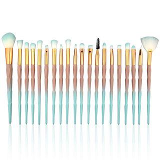 Set Of 20: Gradient Handle Makeup Brush