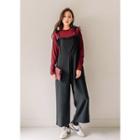 Frilled Wide-leg Jumper Pants