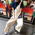 Short-sleeve Tee / Cargo Jumpsuit