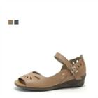 Genuine Leather Perforated Sandals