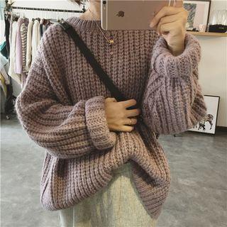 Chunky Crew-neck Sweater