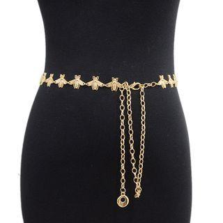 Bee Detail Chain Belt As Shown In Figure - One Size