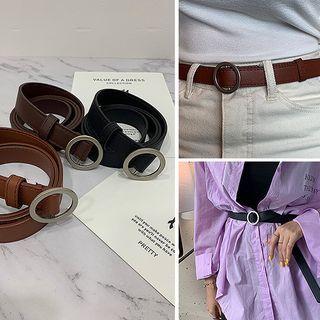 Round Buckled Belt