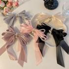 Faux Pearl Ribbon Hair Clip / Set