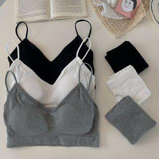 Set: Cropped Camisole Top + Panties