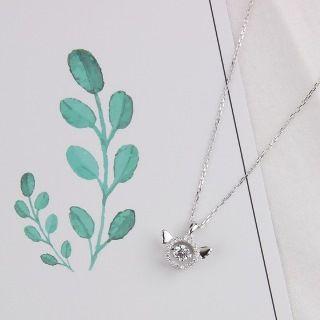 Rhinestone Angel Wing Pendant Necklace