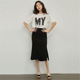 My Letter Cotton T-shirt