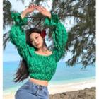 Floral Blouse Floral - Green - One Size