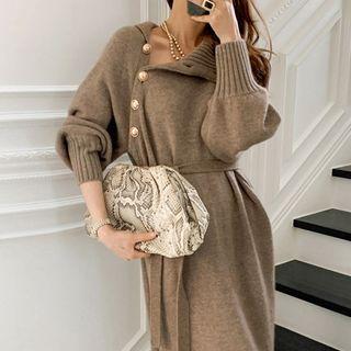 Henley Midi Sweater Dress