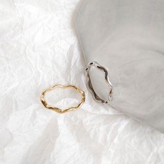 Wavy Alloy Ring