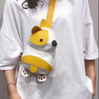 Two-tone Cartoon Belt Bag