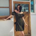 Two-way Button-through A-line Minidress
