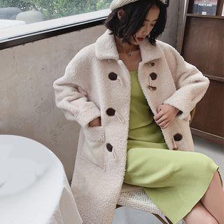 Toggle Coat Off White - One Size