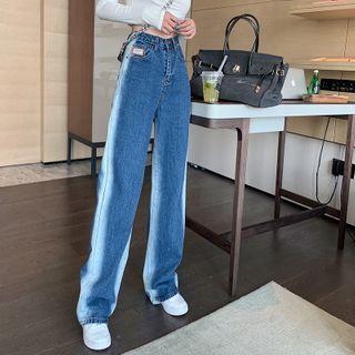 Ombre Boot-cut Jeans