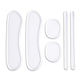 Heel Shield (various Designs) Set - Transparent - One Size