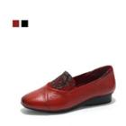 Genuine-leather Rose Loafers