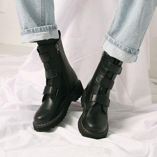 Self-fastener Ankle Boots