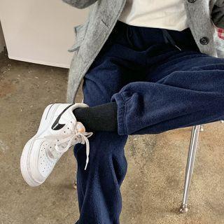 Drawcord Fleece Jogger Pants