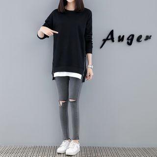 Plain Zip Pullover