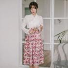 Hanbok Skirt (maxi / Floral)