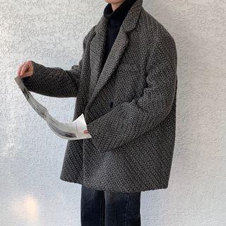 Double-breasted Woven Blazer