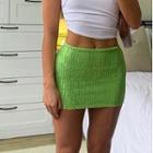 Sequin Mini Pencil Skirt