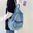 Plain Denim Backpack / Bag Charm / Set