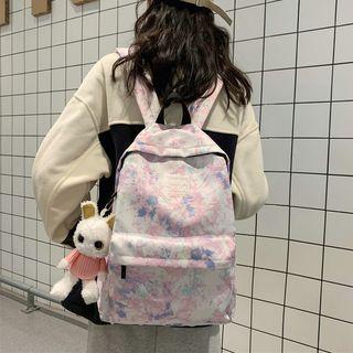 Paint Splatter Nylon Backpack