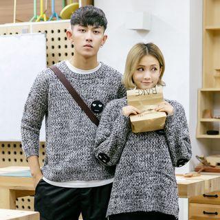 Couple Matching Applique Sweater