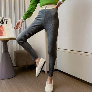 High-waist Letter Printed Leggings