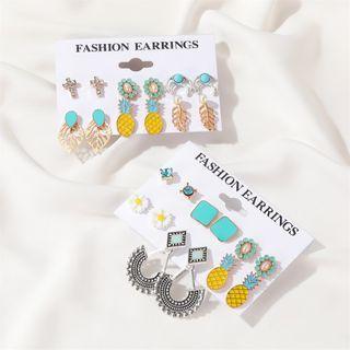 Set Of 6 Pairs: Earring